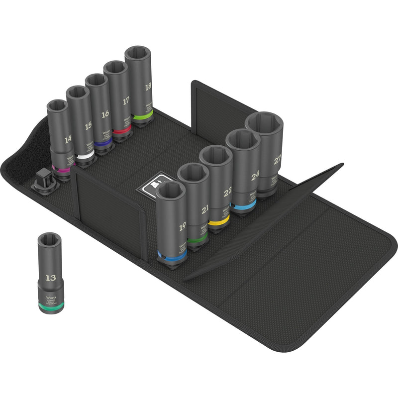Load image into Gallery viewer, Wera 8790 c impaktor deep set 1 dopsleutel (zwart, 11‑delig)
