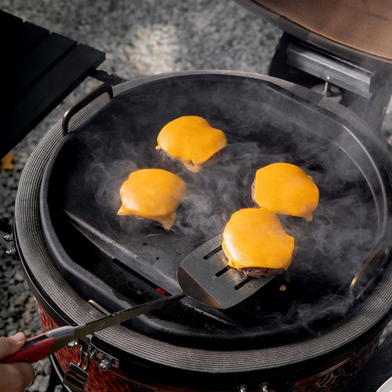 Load image into Gallery viewer, Kamado joe karbon steel griddle grillplaat
