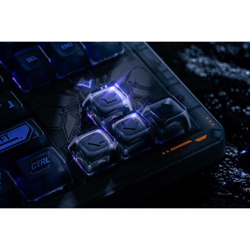 Afbeelding laden in galerijviewer, 8bitdo retro 87 mechanical keyboard - mecha break (zwart, us lay-out (qwerty), kailh box jellyfish pro glaze, 80% (tkl), abs keycaps, hot-swap, bluetooth le 5.0, wireless 2.4ghz, usb)
