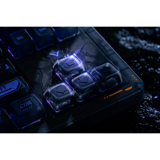 8bitdo retro 87 mechanical keyboard - mecha break (zwart, us lay-out (qwerty), kailh box jellyfish pro glaze, 80% (tkl), abs keycaps, hot-swap, bluetooth le 5.0, wireless 2.4ghz, usb)