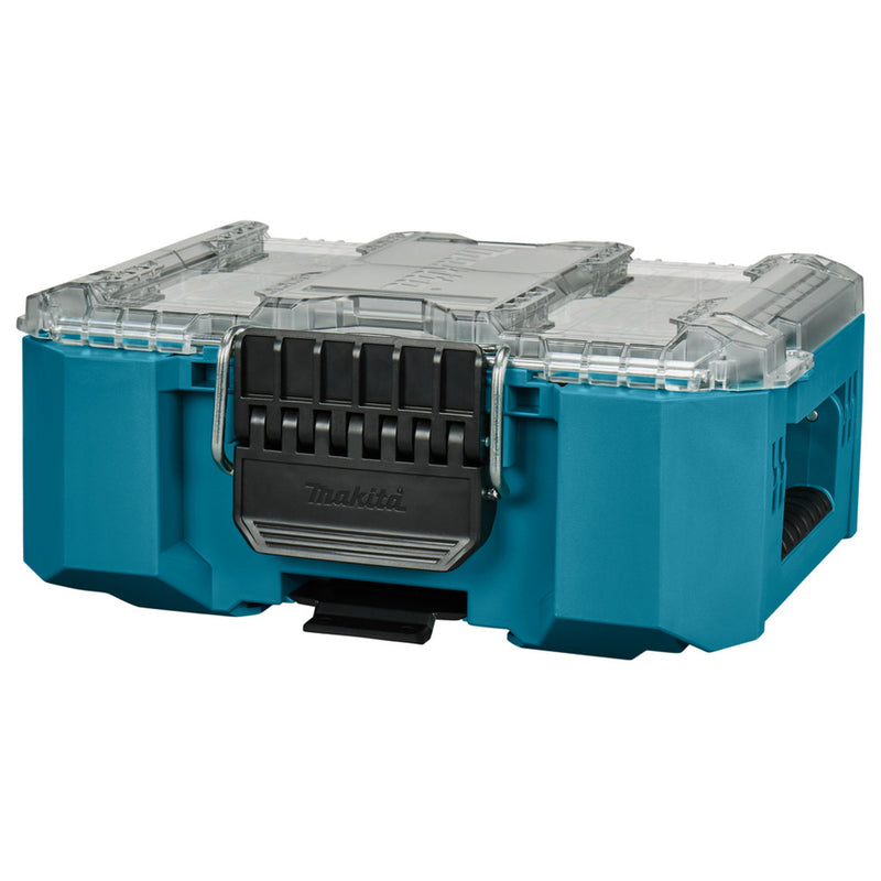 Load image into Gallery viewer, Makita maktrak organizer compact p-91067 gereedschapsbox (blauw zwart)
