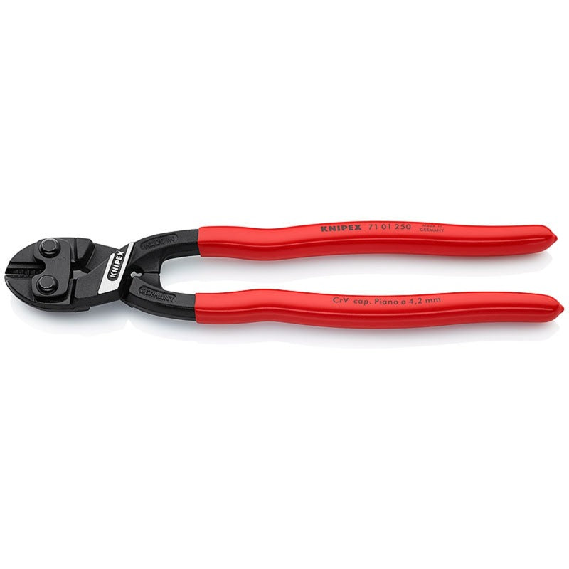 Load image into Gallery viewer, Knipex cobolt xl compacte boutensnijtang 7101250 kniptang (rood zwart)
