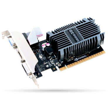 Inno3d geforce gt 710 2gb ddr3 lp grafische kaart (hdmi, dvi-d, vga)