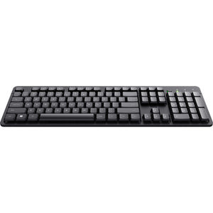 Trust ody ii draadloos toetsenbord (zwart, eu lay-out (qwerty), membraan, stil)