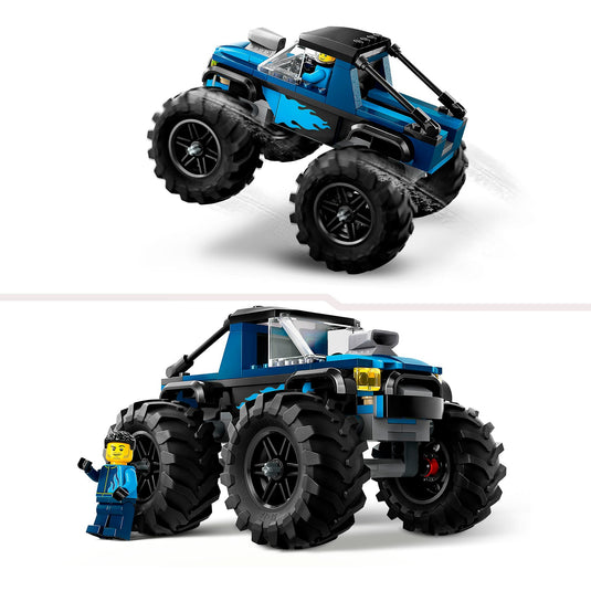 Lego city 60402 blauwe monstertruck