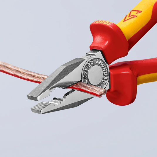 Knipex combitang 03 06 180 combinatietang (rood geel, vde-getest)
