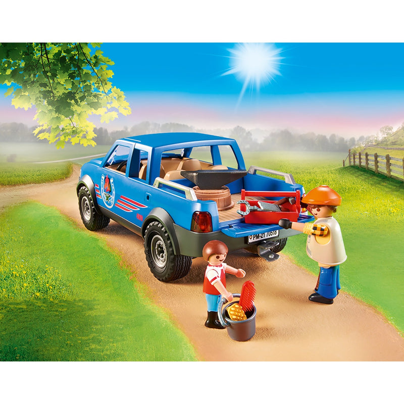 Load image into Gallery viewer, Playmobil country - mobiele hoefsmid constructiespeelgoed (70518)
