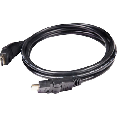 Club 3d hdmi 2.0 360° rotary kabel (zwart, 2 meter, 4k 60hz)