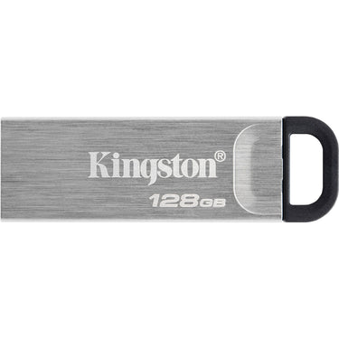 Kingston datatraveler kyson 128 gb usb-stick (zilver, dtkn 128gb)