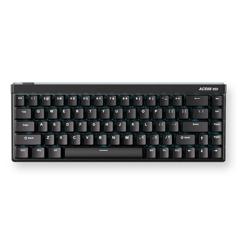 Afbeelding laden in galerijviewer, Mchose ace 68 air hall effect magnetic switch gaming keyboard (zwart, us lay-out (qwerty), mount tai gt he, 65%, rgb, hot swap, pbt keycaps, usb-c, hall effect sensor)
