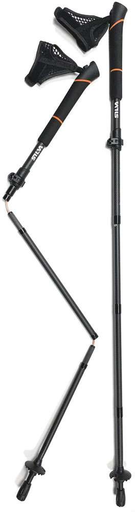 Load image into Gallery viewer, Silva running poles carbon - hiking poles
