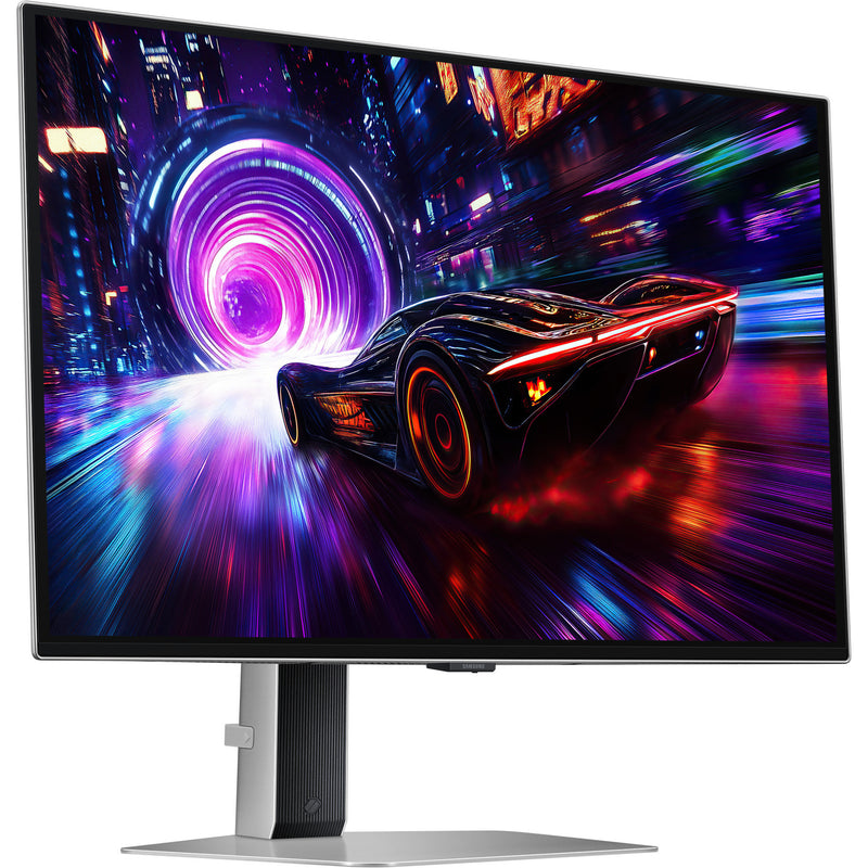 Load image into Gallery viewer, Samsung odyssey oled g8 g81sf 27 4k uhd gaming monitor (zilver, 2x hdmi, displayport, 2x usb-a, usb-b)
