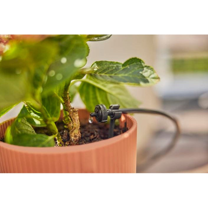 Load image into Gallery viewer, Gardena micro-drip-bewatering balkon set (15 planten) druppelaar (zwart grijs)
