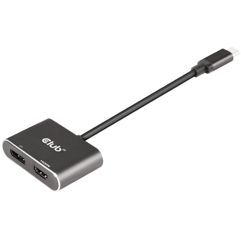 Load image into Gallery viewer, Club 3d usb-c (dp alt-mode) naar displayport + hdmi hub (zwart)
