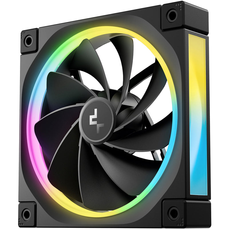 Afbeelding laden in galerijviewer, Deepcool fl12r rgb case fan (zwart, 120 x 120 x 25 mm, pwm)
