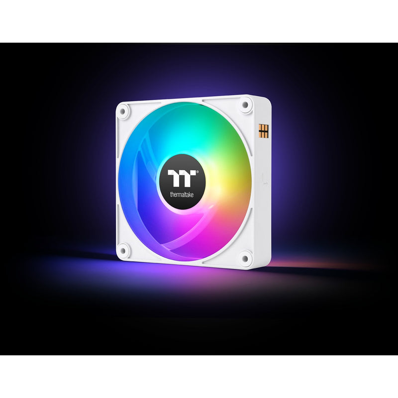 Load image into Gallery viewer, Thermaltake ct120 ex argb sync pc cooling fan snow (3-fan pack) case fans (wit, 3 stuks, 120 x 120 x 25 mm, pwm)
