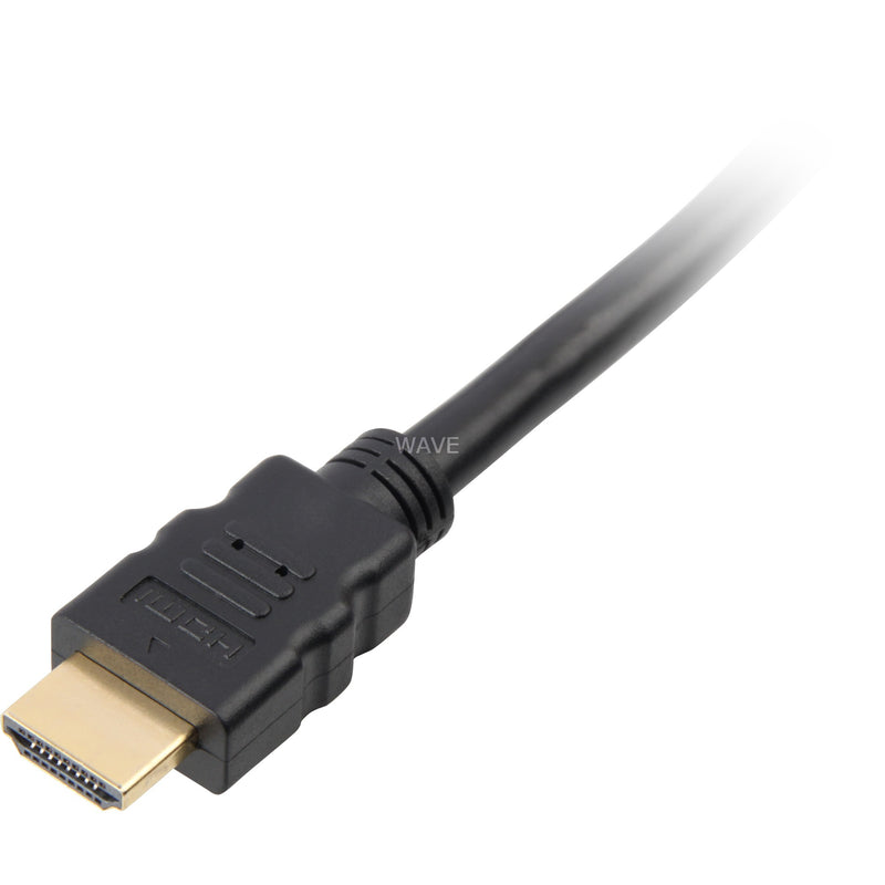 Load image into Gallery viewer, Sharkoon hdmi > dvi-d (24+1) kabel (zwart, 1 meter)
