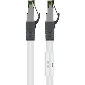 Goobay cat.8.1 netwerkkabel (wit, 2 meter, s ftp (pimf), rj-45)