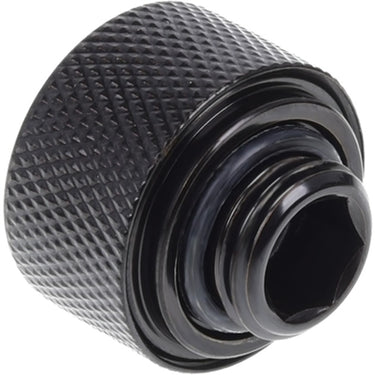 Alphacool eiszapfen 16mm hardtube compression fitting g1 4 - sixpack schroevenset (zwart)