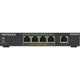 Netgear 5-port poe+ gigabit ethernet soho unmanaged switch (gs305p) (zwart)