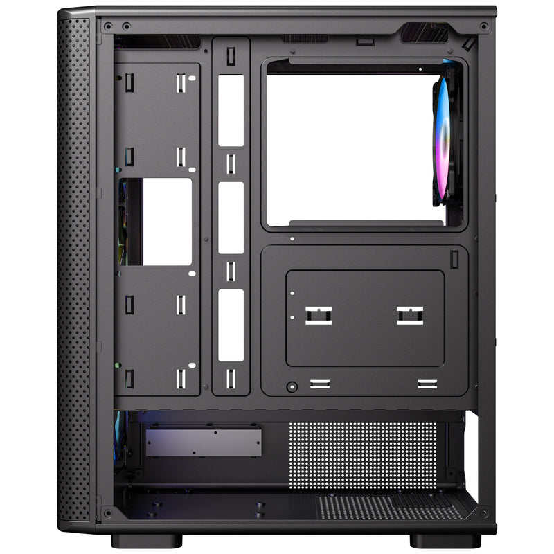 Load image into Gallery viewer, Antec vx310 argb midi tower behuizing (zwart | 3x usb-a | tempered glass)
