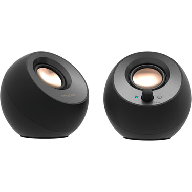 Creative pebble v3 pc-luidspreker (zwart, bluetooth, usb-c, aux)