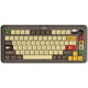 Iqunix zx75 happy ape wireless mechanical keyboard (bruin, us lay-out (qwerty), ttc holy panda, 75%, rgb leds, hot-swappable, double-shot pbt, 2.4ghz | bluetooth 5.1 | usb-c)