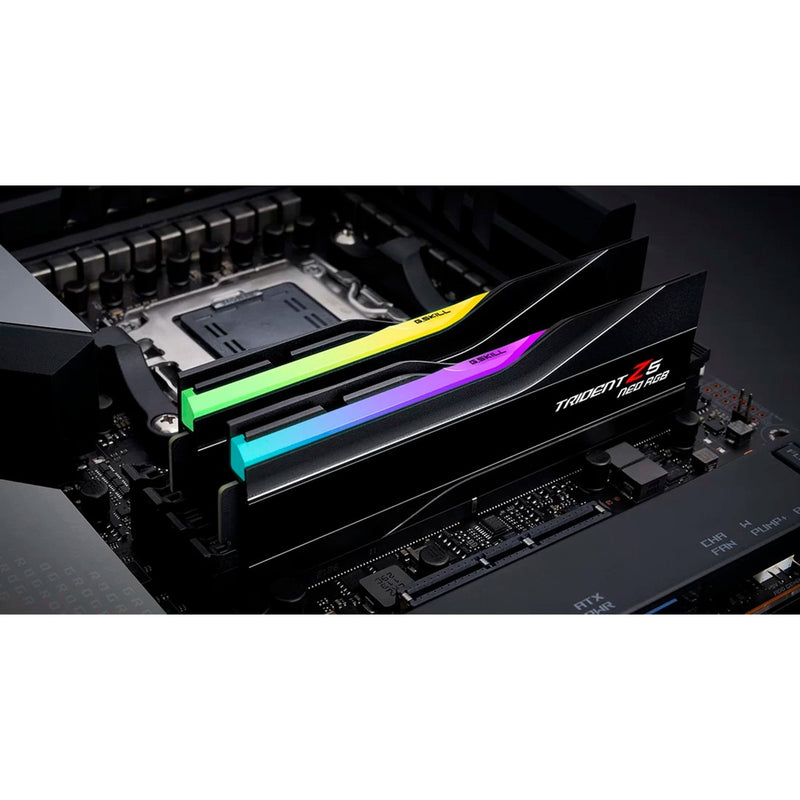 Load image into Gallery viewer, G.skill 32 gb ddr5-6400 (2x 16 gb) kit werkgeheugen (zwart, f5-6400j3239g16gx2-tz5nr, trident z5 neo rgb, expo)
