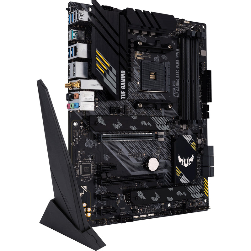 Load image into Gallery viewer, Asus tuf gaming b550-plus wifi ii socket am4 moederbord (zwart, raid, gb-lan, wi-fi 6, bt, sound, atx)
