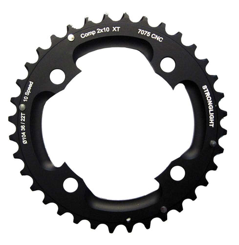 Stronglight chainring for shimano 2x10-speed xt 785