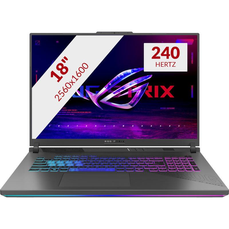 Load image into Gallery viewer, Asus rog strix g18 g814pm-s9012w 18 gaming laptop (grijs | r9 7940hx | rtx 5060 | 16 gb | 1 tb ssd)
