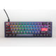 Ducky one 3 cosmic blue sf rgb mechanisch toetsenbord (donkerblauw, us lay-out (qwerty), cherry mx brown, 65%, rgb leds, double-shot pbt, hot-swappable, quack mechanics)