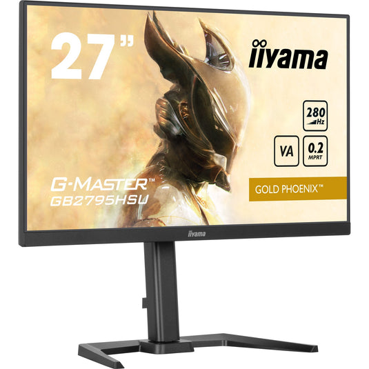 Iiyama g-master gold phoenix gb2795hsu-b1 27 gaming monitor (zwart, 1x displayport, 1x hdmi, 4x usb-a, 280 hz)