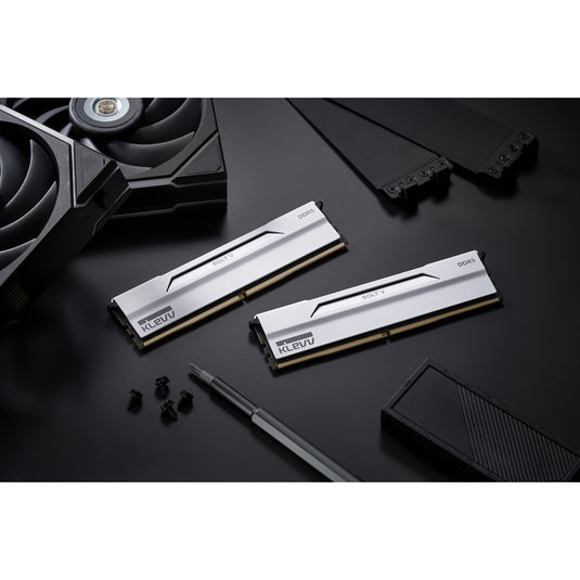 Klevv bolt v 32 gb ddr5-6000 (2x 16 gb) werkgeheugen (wit, kd5agu880-60a300i, xmp 3.0, expo)