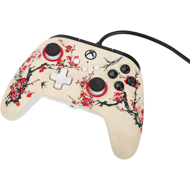 Load image into Gallery viewer, Powera advantage controller met kabel voor de xbox series x|s - warrior's nirvana (magnoliawit, xbox series x|s, xbox one, pc)

