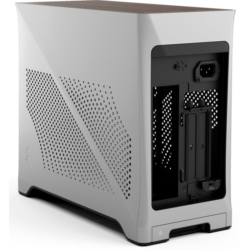 Load image into Gallery viewer, Fractal design era 2 silver mini tower behuizing (zilver | 2x usb-a | 1x usb-c)
