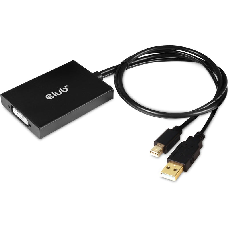 Load image into Gallery viewer, Club 3d mini-displayport 1.2 naar dual link dvi-d adapter (zwart, 0,6 meter)
