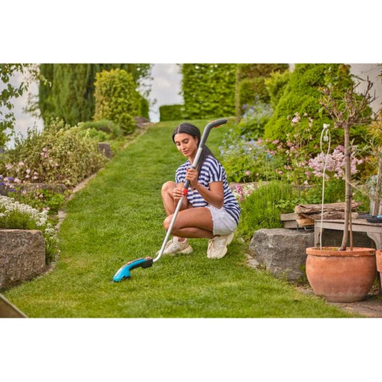 Gardena accugrasschaar classiccut li set + steel wielen - 09886-20 09886-20