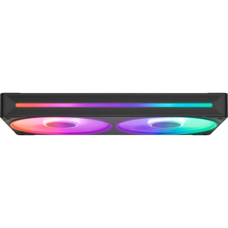 Load image into Gallery viewer, Nzxt f240 rgb core case fans (zwart, 2 stuks, 240 x 120 x 26 mm)
