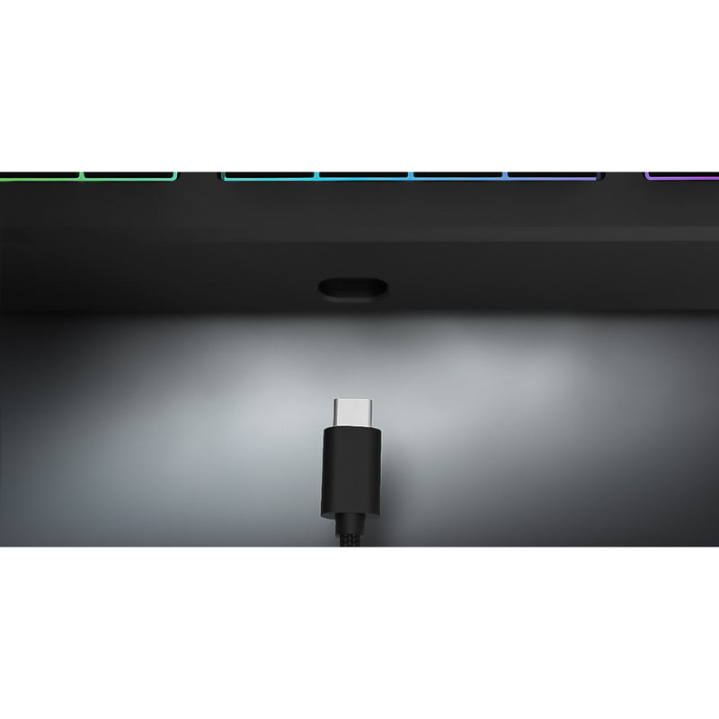 Load image into Gallery viewer, Hator rockfall 3 tkl wireless rgb mechanisch gaming toetsenbord (wit, us lay-out (qwerty), hator aurum orange, 80% (tkl), rgb, pbt keycaps, hotswap, 2.4 ghz bluetooth usb-c)
