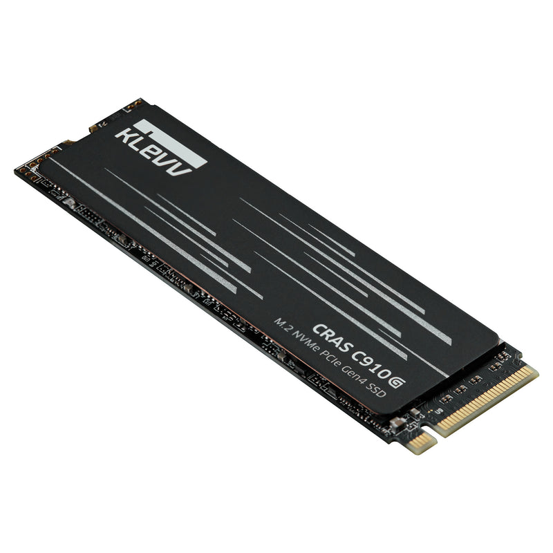 Load image into Gallery viewer, Klevv cras c910g 4 tb ssd (zwart, k04tbm2sp0-10g, pcie gen 4.0 x4, nvme 2.0)
