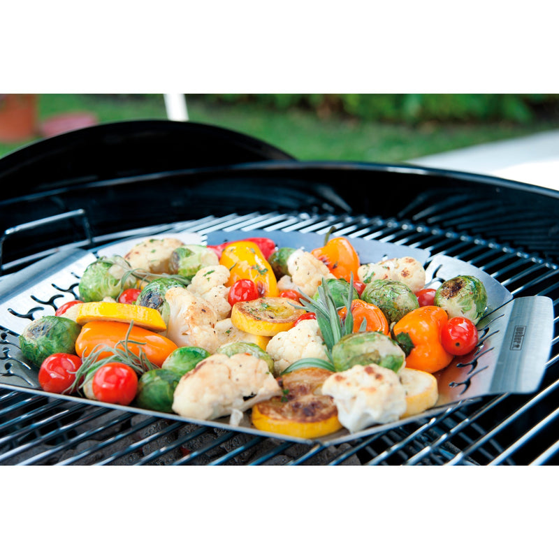 Load image into Gallery viewer, Weber premium grillkorf groentekorf (roestvrij staal)
