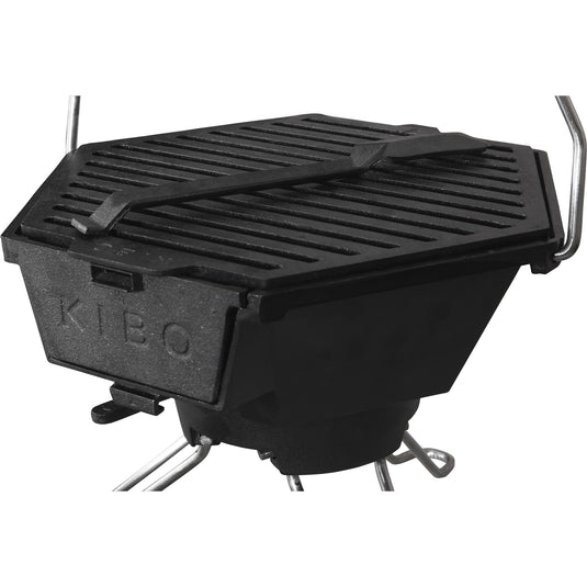 The windmill kibo grill model 3.0 houtskoolbarbecue (zwart)