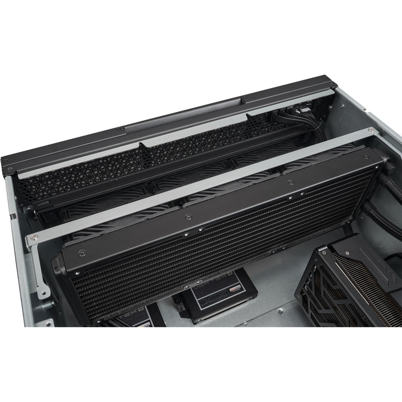 Load image into Gallery viewer, Silverstone rm52 server behuizing (zwart | 2x usb-a | 1x usb-c)
