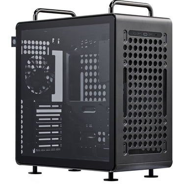 Cooler master qube 540 stardust iron midi tower behuizing (zwart | 2x usb-a | 1x usb-c | tempered glass)