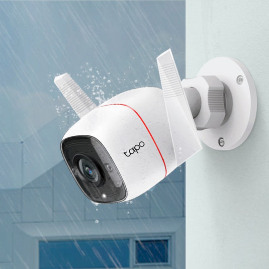 Tp-link tapo c310 outdoor wi-fi beveiligingscamera (wit, lan, wlan)