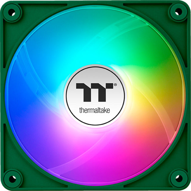 Load image into Gallery viewer, Thermaltake ct120 ex argb sync pc cooling fan racing green (3-fan pack) case fans (groen, 3 stuks, 120 x 120 x 25 mm, pwm)
