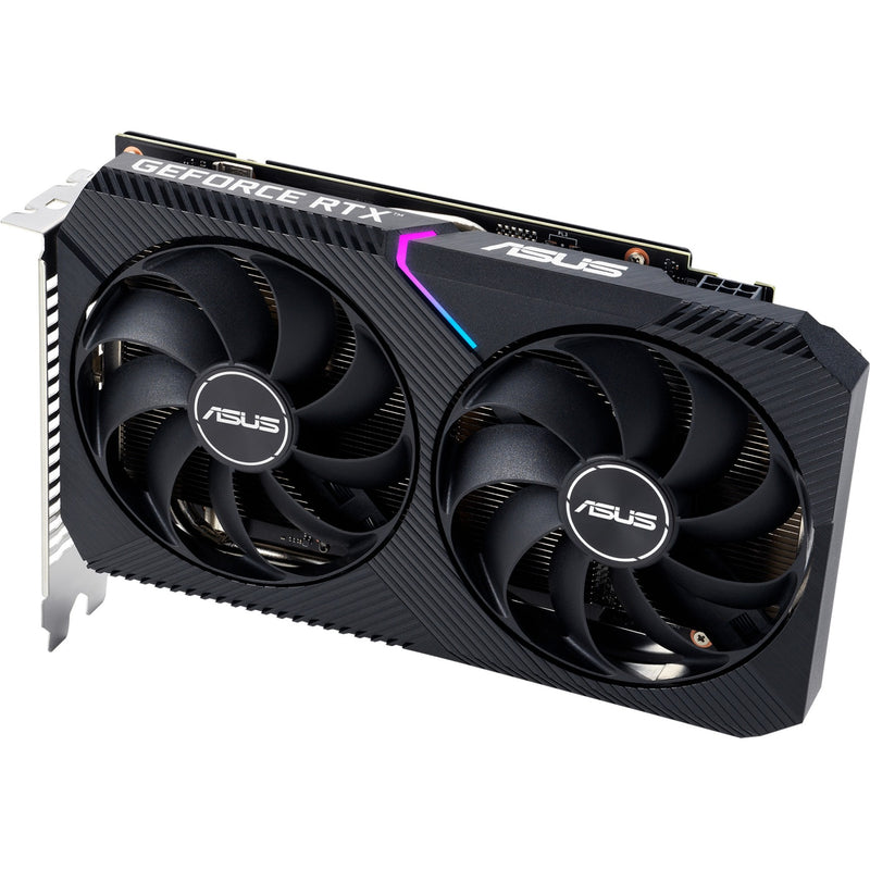 Load image into Gallery viewer, Asus geforce rtx 3050 dual v2 8gb gddr6 grafische kaart (lite hash rate, 1x displayport, 1x hdmi 2.1, dvi-d)
