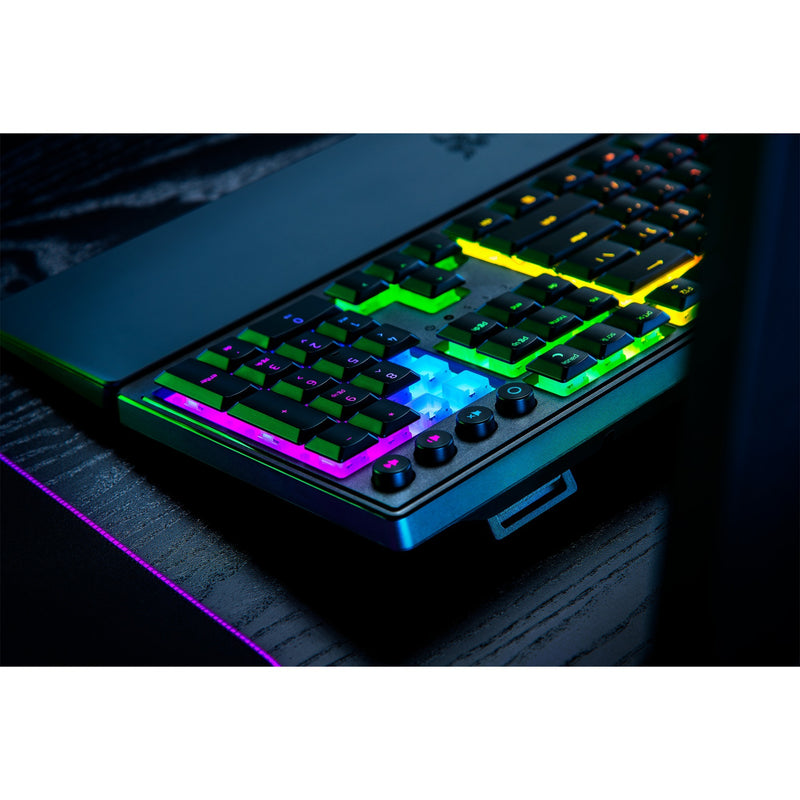 Load image into Gallery viewer, Razer ornata v3 low profile rgb mechanisch gaming toetsenbord (zwart, us lay-out (qwerty), hybrid-mecha-membrane, 100%, rgb leds, abs)
