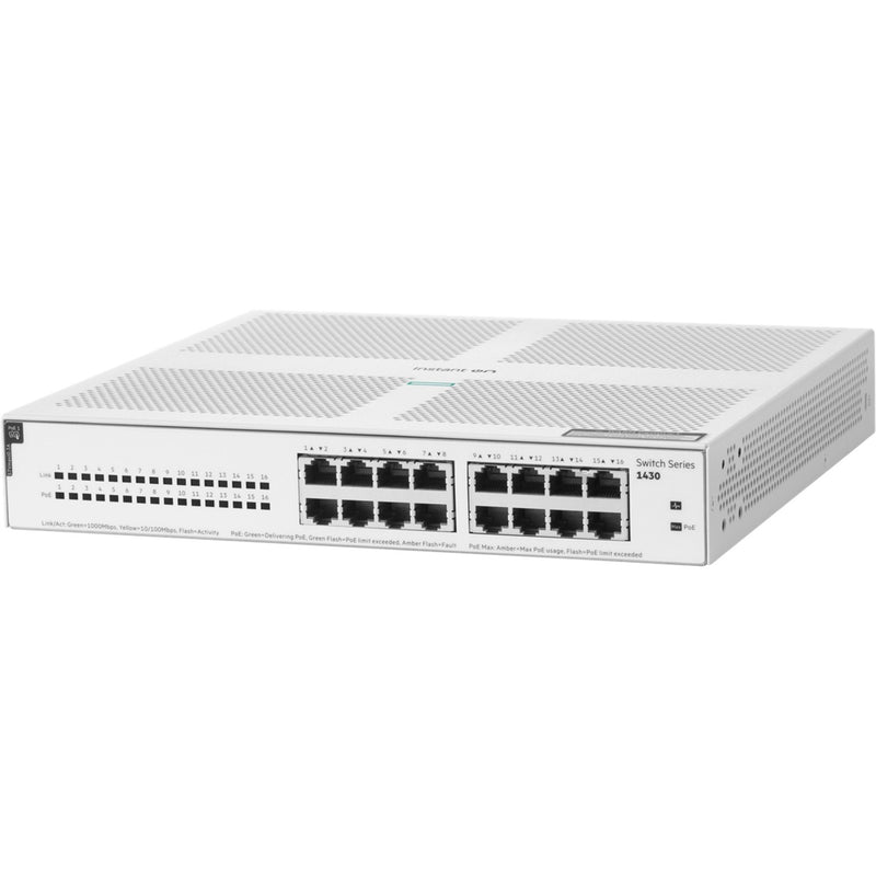 Load image into Gallery viewer, Hewlett packard enterprise instant on 1430 16g cl4 poe switch (124 watt poe, 1u)
